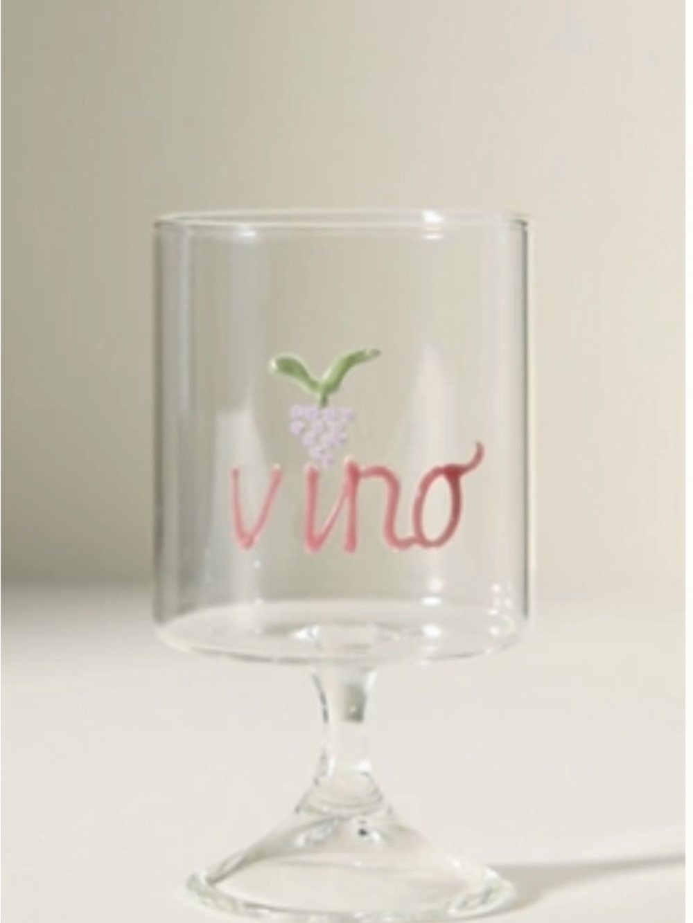 Cocktail Stemmed Glass - Clear. Vino